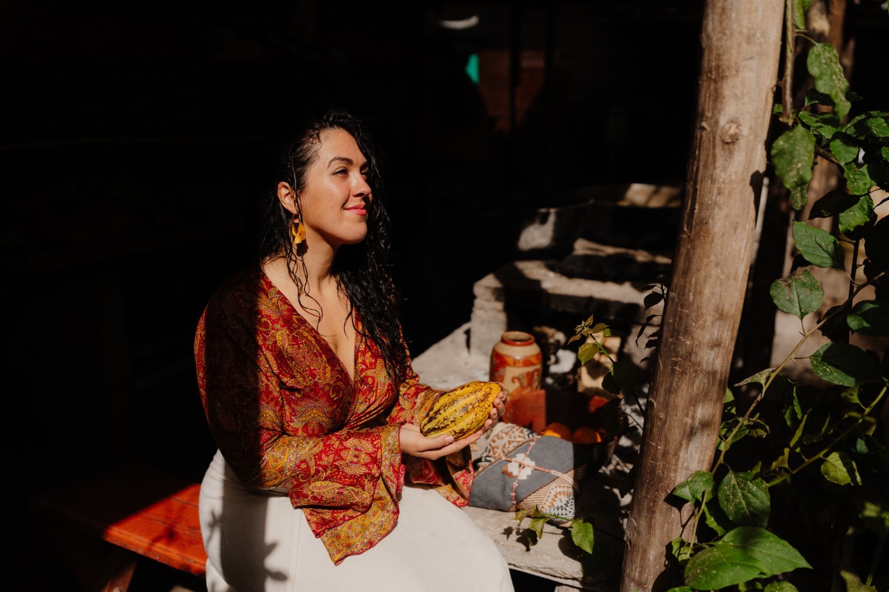 Facilitadora de cacao ceremonial